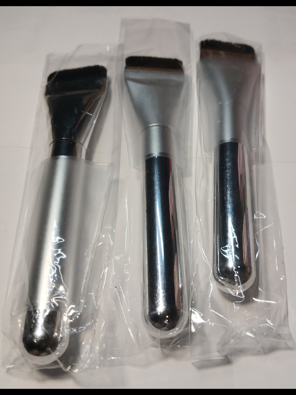 Set of 3 Thin Foundation Makeup Brushes